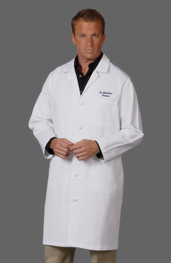 Fashion Seal - Unisex Cloth Knot Button Lab Coat. 437