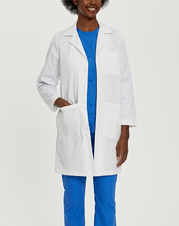 Landau - Women's 5-Pocket Full-Length Lab Coat. 3153