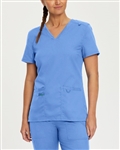 Landau - ProFlex Women's 2-Pocket V-neck Scrub Top. 4168