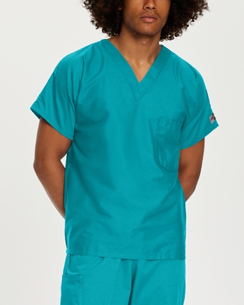 Landau - Scrub Zone Unisex Tuckable V-Neck Scrub Top. 71221