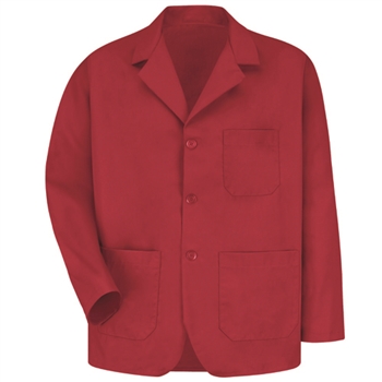 Red Kap - Men's Three-Button Label Counter Coat. KP10RD