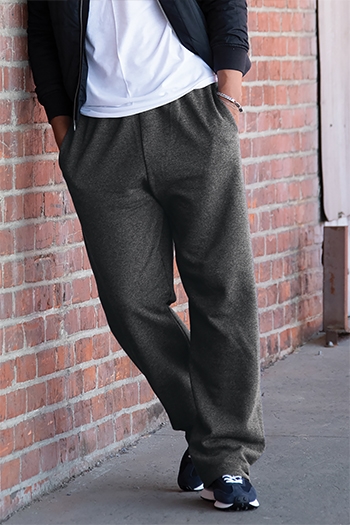 JERZEES - NuBlend Open Bottom Pant with Pockets. 974MP