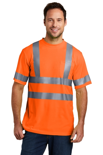 CornerStone - ANSI Class 3 Short Sleeve Snag-Resistant Reflective T-Shirt. CS408