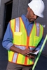 CornerStone - ANSI 107 Class 2 Surveyor Zippered Two-Tone Vest. CSV105