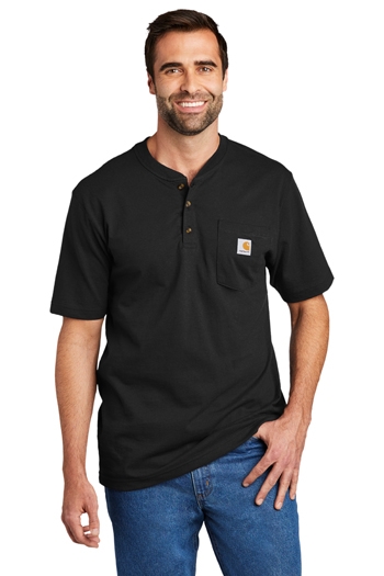 Carhartt - Short Sleeve Henley T-Shirt. CTK84