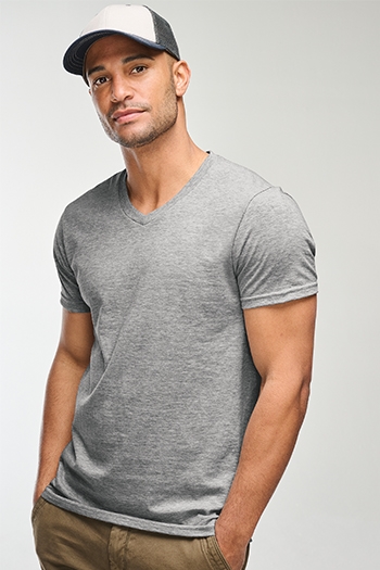 District - Young Men's Very Important Tee V-Neck. DT6500