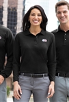 Port Authority - Ladies Long Sleeve Silk Touch Polo. L500LS