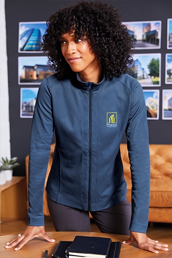 Port Authority - Ladies Heavyweight Vertical Texture Full-Zip Jacket. L805