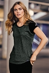 New EraÂ® Ladies Heritage Blend Varsity Tee. LNEA107