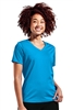 Sport-TekÂ® Ladies PosiChargeÂ® RacerMeshÂ® V-Neck Tee. LST340