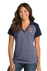 Sport-TekÂ® - Ladies PosiChargeÂ® RacerMeshÂ® Raglan Heather Block Polo. LST641