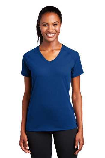 Sport-Tek - Ladies Ultimate Performance V-Neck. LST700