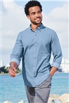 Port & Company - Long Sleeve Value Denim Shirt. SP10