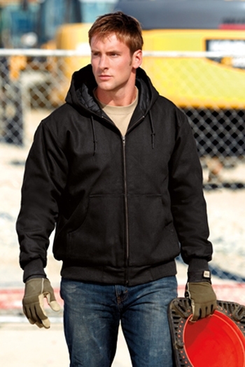 CornerStone Tall Duck Cloth Hooded Work Jacket. TLJ763H