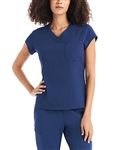 White Cross - CRFT Women's 1-Pocket V-Neck Scrub Top. WT128