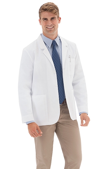 White Swan META - 30" Men's iPad Consultation Coat. 739