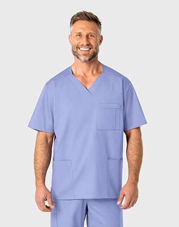 WonderWink - WonderWORK Men's V-neck Scrub Top. 103