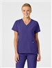 WonderWink - W123 Women's Stylized V-neck Scrub Top. 6155