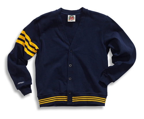 Barbarian Classic Navy / Gold Cardigan