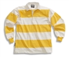 Barbarian Casual White / Yellow 4" Stripe