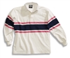 Barbarian Casual White / Pink / Navy Acadia Stripe