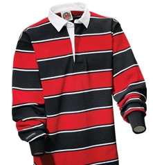 Barbarian Classic Black / White / Red Soho Stripe