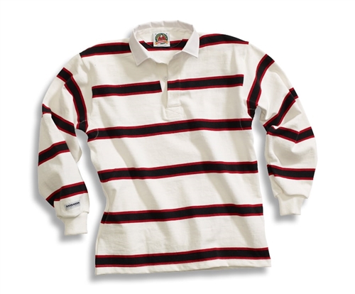 Barbarian Classic White / Dk Red / Black Niagara Stripe