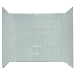 54" x 27" 1 Piece Tub Wall Surround ABS