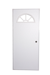 34" x 76" LH Elixir 200 Series Exterior Out Swing Fan Light Door