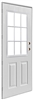 32" x 76" LH Kinro Series 5500 Out-Swing Door 9 Lite