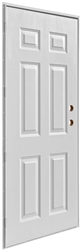 36" x 80" LH Kinro Series 5500 Out-Swing Door 6 Panel