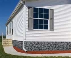 14x70 Mason's Rock Complete Skirting Package