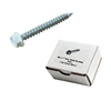 1/4" Hex Screws (white) 500 ct