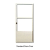 Aluminum Mobile Home White Standard Storm Door