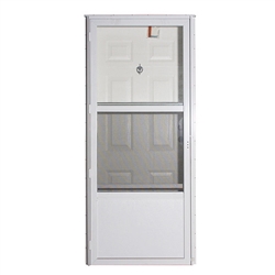 34" x 78" LH Elixir Series 9000 Housetype Combo Front Door 6 Panel