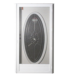 34" x 76" RH Elixir Series 7000 Housetype Combo Front Door with Oval Window