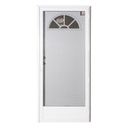 34" x 76" RH Elixir Series 7000 Housetype Combo Front Door with Fan Light