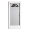 34" x 76" LH Elixir Series 7000 Housetype Combo Front Door with Fan Light