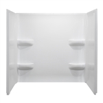 Mobile Home 54x27 3 Piece Fiberglass Surround In White