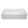 60 x 30 Mobile Home Bathtub White Left Drain