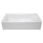 60 x 30 Mobile Home Bathtub White Left Drain