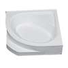 54" x 54" ABS Corner Tub White