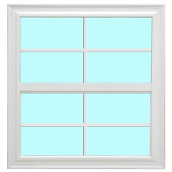 14 x 27 4x4 Grid Kinro Vinyl Window w/Screen