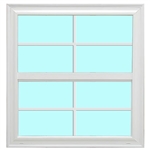 14 x 21 4x4 Grid Kinro Vinyl Window w/Screen