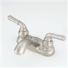 4" with Teapot Handles & Arc Spout Brushed Nickel