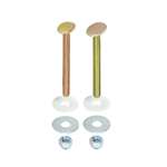 Closet Bolt Set-Brass Plated Bolt