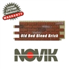 Novik Hand-Laid Old Red Blend Brick Pattern