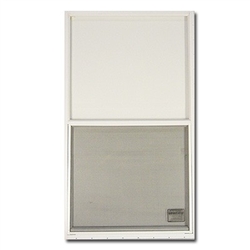 Kinro Aluminum Vertical Window - White Lap Siding Applications