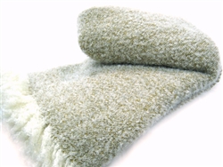 Wool and Angora Mohair Snow Blanket