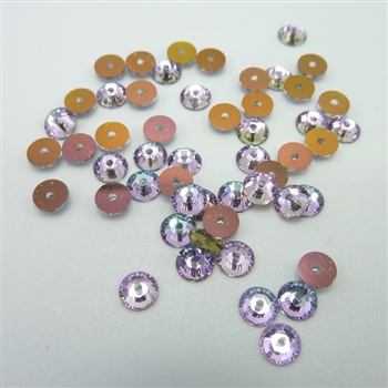 4mm Swarovski crystal sequins (article 3128), light vitrail, 50 pieces